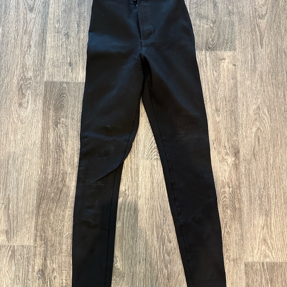 American Apparel Matte Black Disco Pants